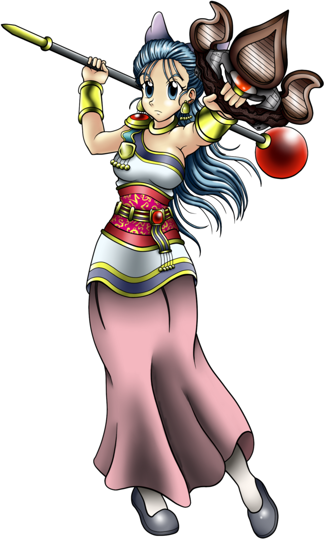 Nera W/ The Sigil Of The One God - Dragon Quest V (844x1200), Png Download