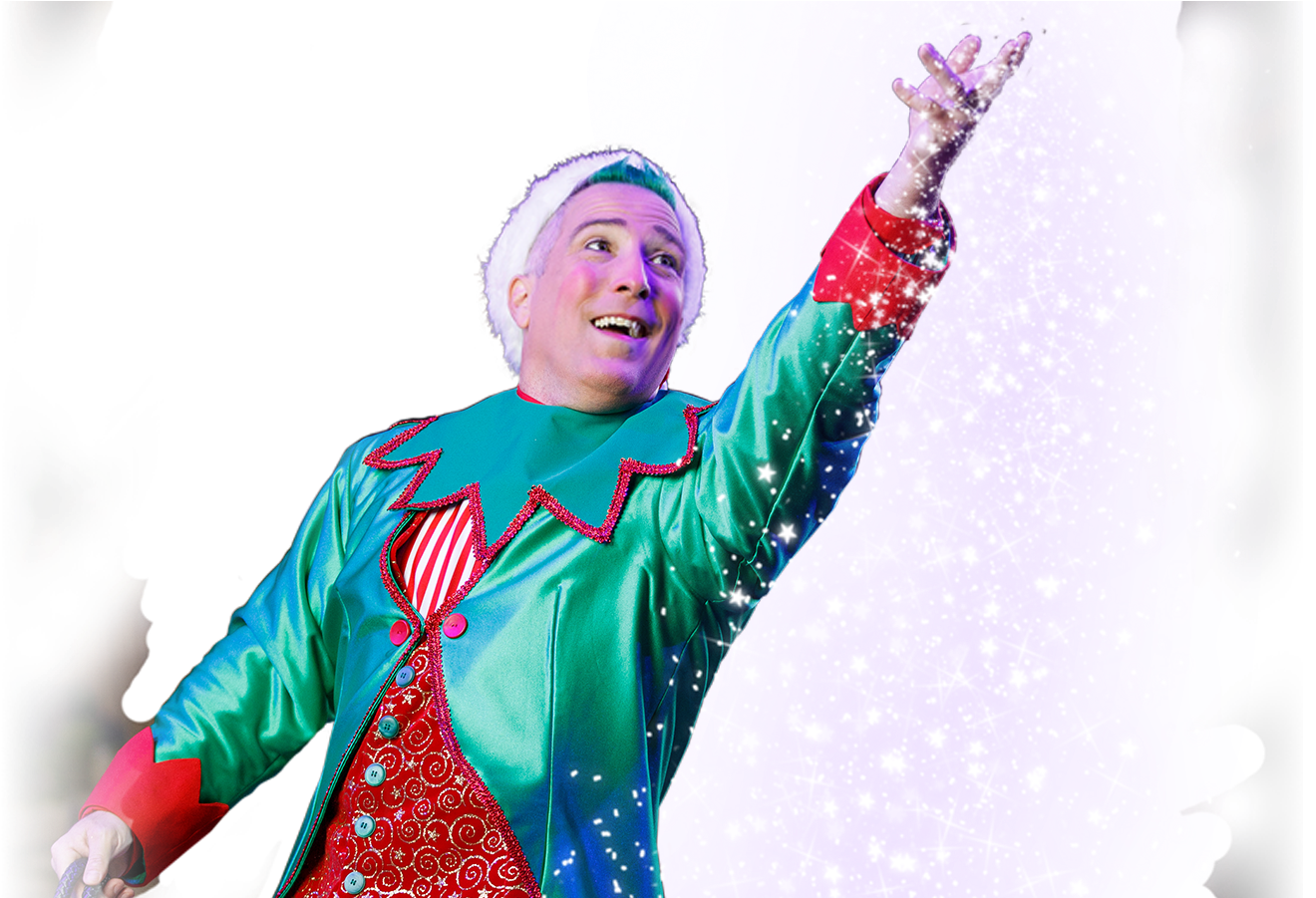 Christmas Celebration Dinner Show Elf - Christmas Day (1383x900), Png Download