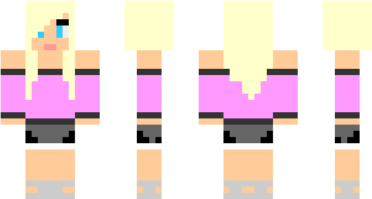 Minecraft Skin Ifunny - Minecraft Girl Skins (600x348), Png Download