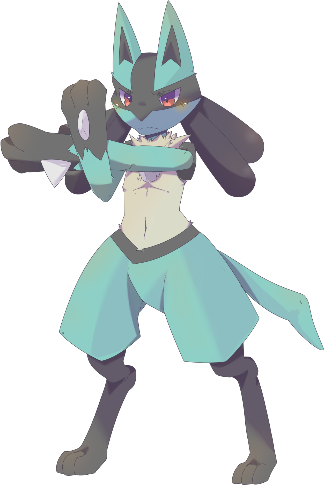 Ifunny Mammal Vertebrate Fictional Character Cartoon - Lucario (1280x1882), Png Download