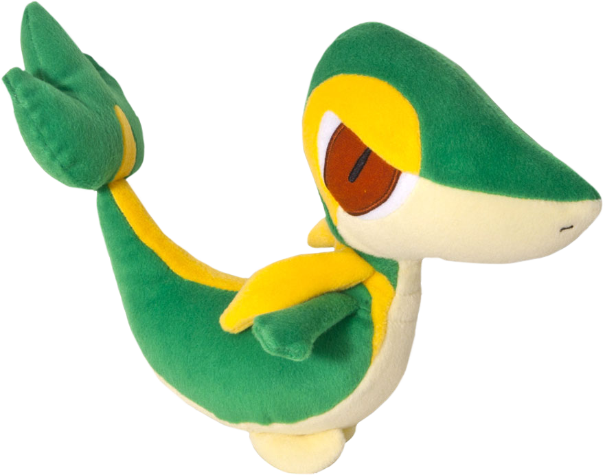 Trainer's Choice Snivy 8” Plush - Stuffed Toy (881x691), Png Download