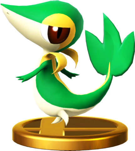 Snivy Trophy Ssbwu - Ssbb Trophy Tepig (480x480), Png Download