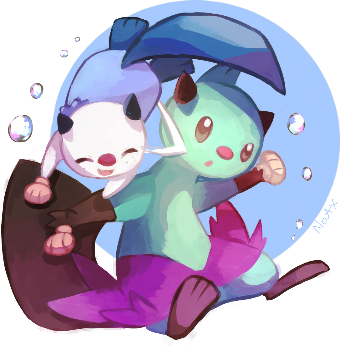 • Pokemon My Art Tepig Pignite Snivy Oshawott Servine - Dewott (1268x1231), Png Download
