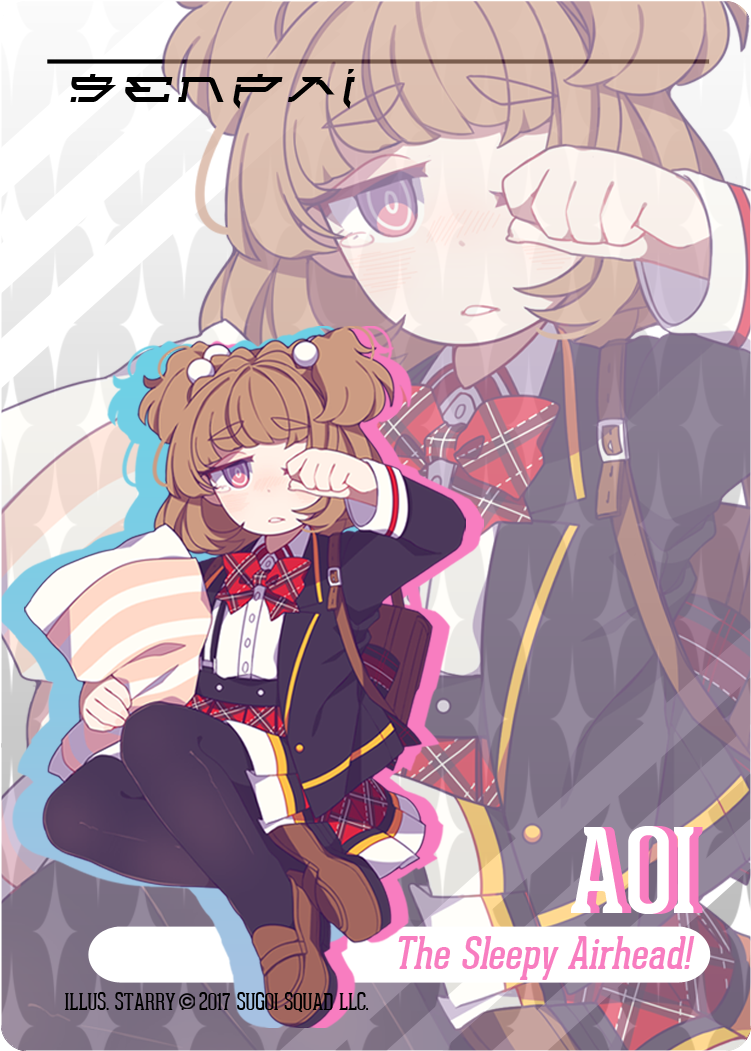 Senpai - Aoi Starry - Card Game (900x1200), Png Download