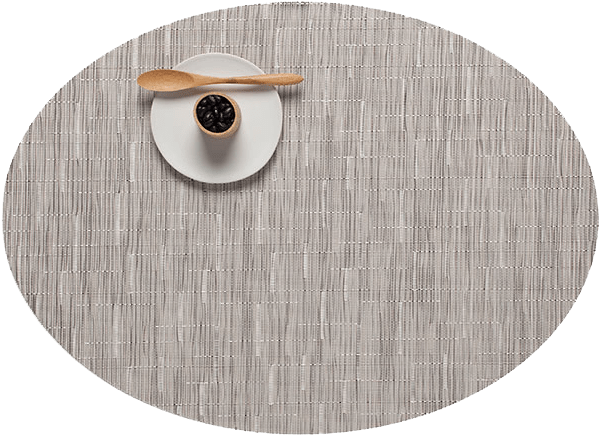 Chilewich Bamboo Placemat Oval (620x465), Png Download
