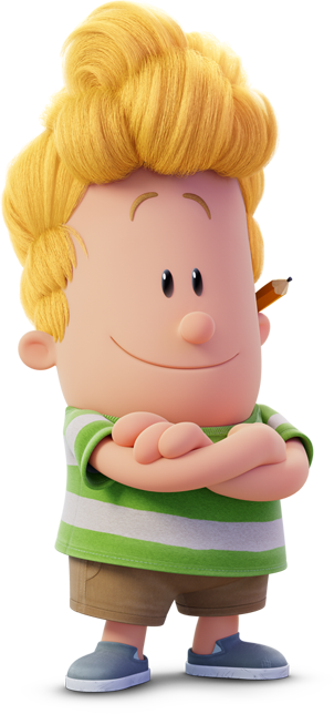 Harold - Captain Underpants Movie Characters (302x644), Png Download