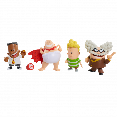 Captain Underpants Collectible Figures (470x470), Png Download