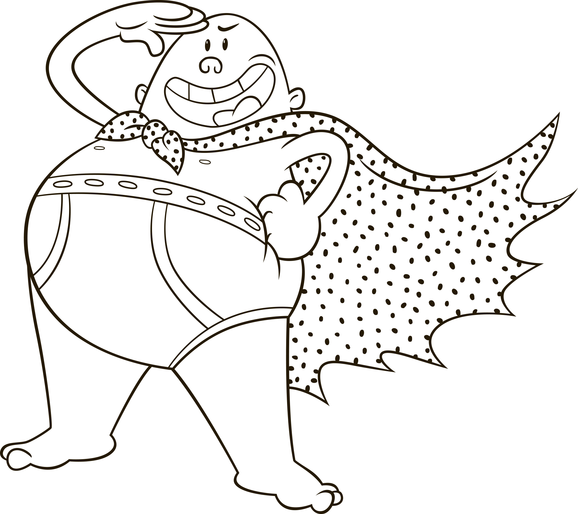 Sure Captain Underpants Wears Tighty Whities, But Hey, - Captain Underpants (1951x1735), Png Download