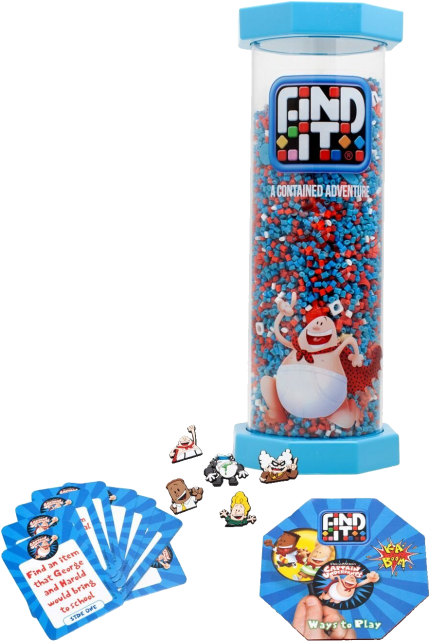 Find It - Captain Underpants - Sesame Board Games By Sesame Street - Sesame Street (640x640), Png Download