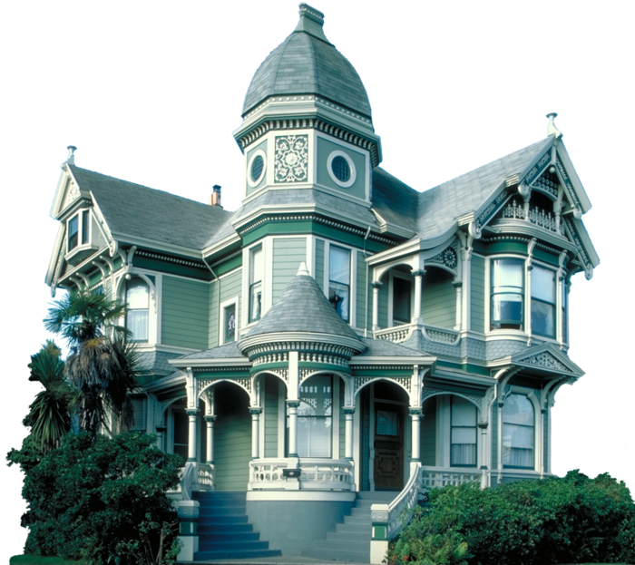 [ Img] - Victorian Mansion Victorian Architecture (700x623), Png Download