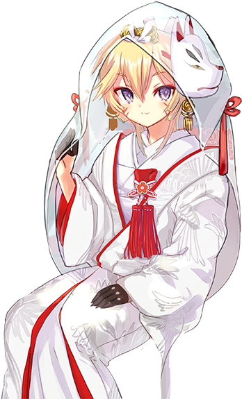 Kitsune No Yomeiri Full Render - Kitsune No Yomeiri (500x590), Png Download