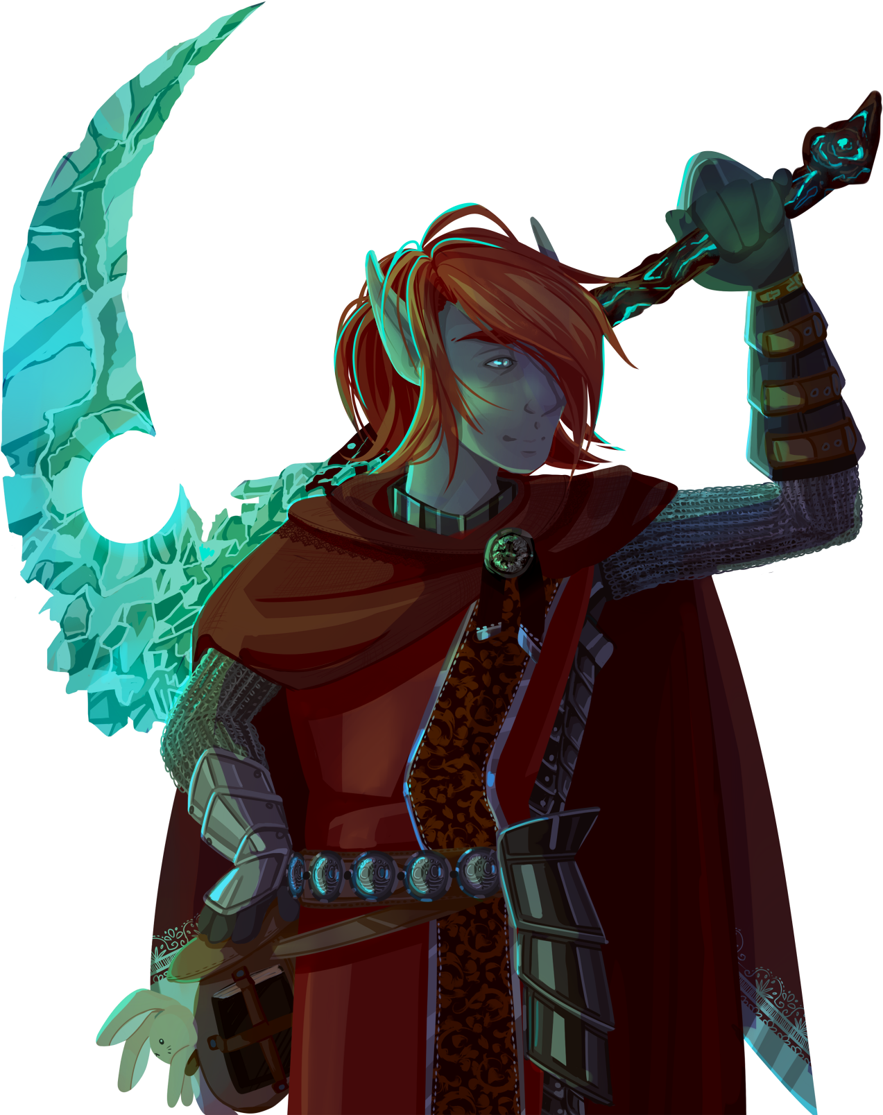My High Elf Knowledge Cleric, Azen - Knowledge Domain Cleric (1300x1637), Png Download