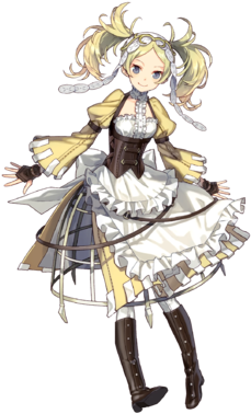 Lissa Sprightly Cleric Face - Fire Emblem Heroes Lissa (340x408), Png Download