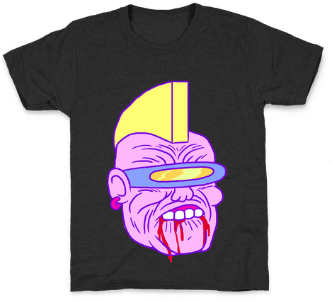 Mohawk Cyberpunk Kids T-shirt - T-shirt (484x484), Png Download