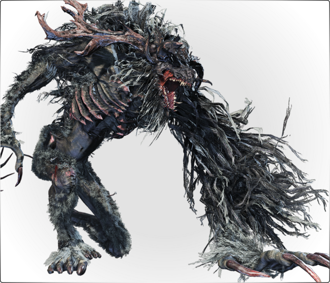 Cleric Beast Head (651x558), Png Download