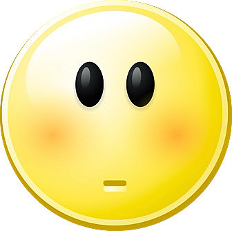 Worried Face (336x335), Png Download