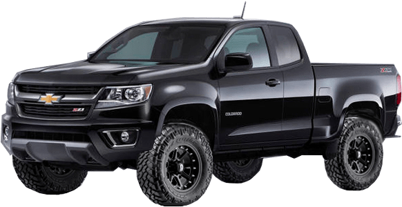 Custom Lifted Trucks - 2019 Chevrolet Colorado Wt (610x318), Png Download