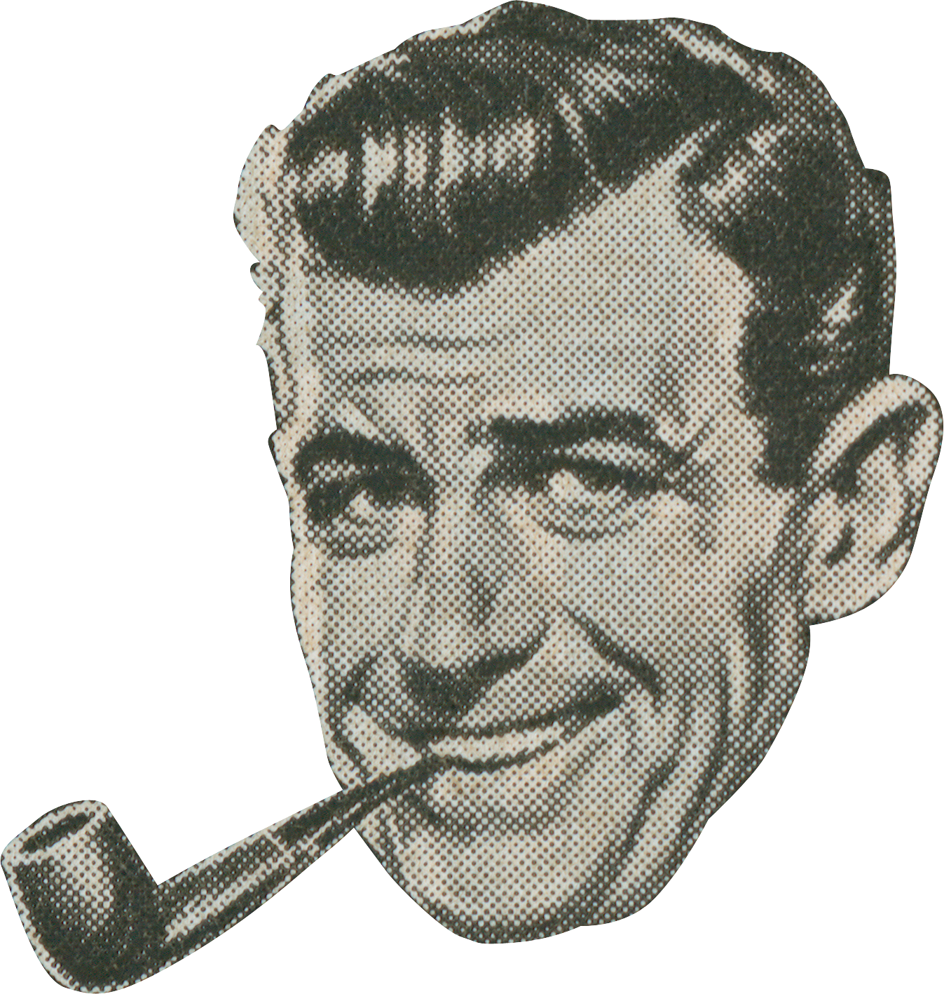 Career Man - Man Smoking Pipe Png (1347x1417), Png Download