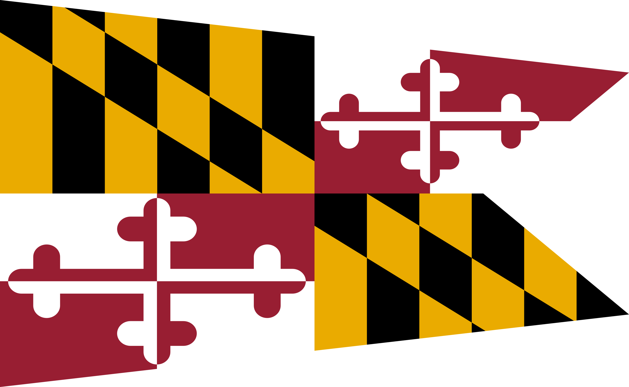 Redesignsmaryland In The Shape Of Ohio - Maryland State Flag (2600x1600), Png Download
