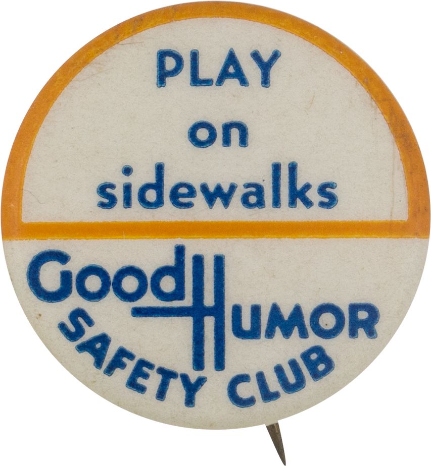 Good Humor Safety Club Sidewalks - Cross At Corners 1930's Good Humor Safety Club Ice (1000x1000), Png Download