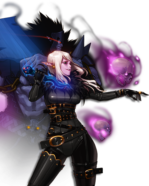 Necromancer Class - " - Dfo Thief (480x598), Png Download