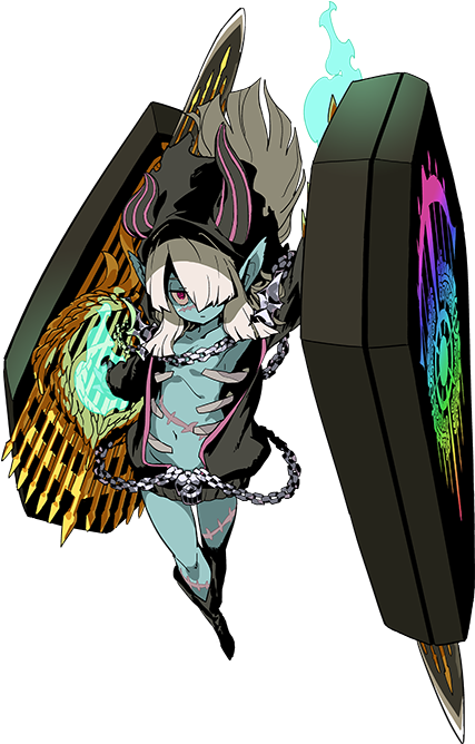 Etrian Odyssey V Necromancer (500x700), Png Download