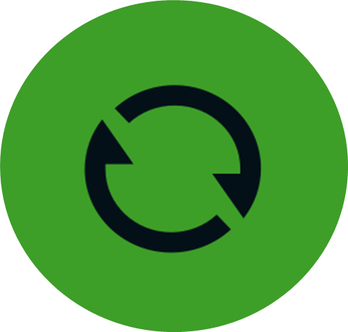 Arrow Black Circle Green - Evaluation (490x467), Png Download