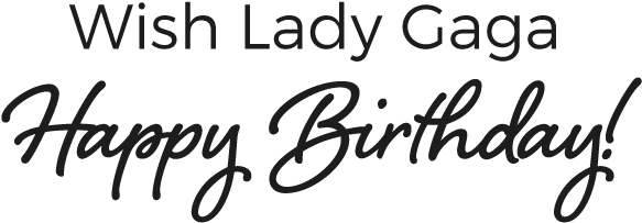 Birthday Wish Lady Gaga Happy Birthday - Lucky Bitch By Denise Duffield-thomas (591x213), Png Download