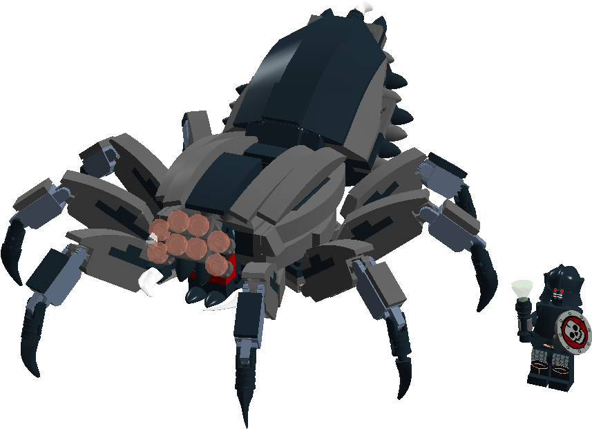 The Spider Steed Of The Necromancer - Insect (1200x709), Png Download