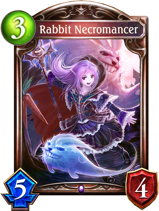 Unevolved Rabbit Necromancer Evolved Rabbit Necromancer - Lowain Of The Brofamily (536x698), Png Download