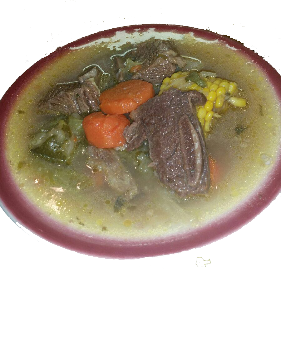 Sopa De Res - Beef Soup (900x1082), Png Download