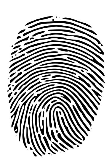 Thumb-print - بصمة الاصبع (411x596), Png Download
