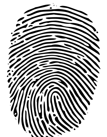 Thumb Print - بصمة الاصبع (411x482), Png Download