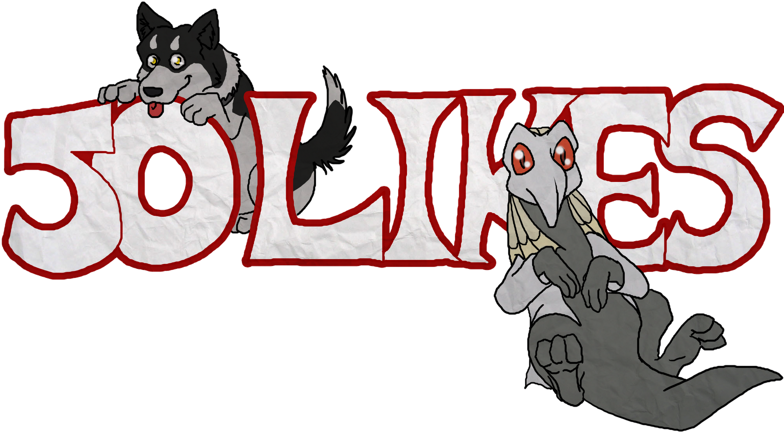 Image - 50 Likes Png (1600x926), Png Download