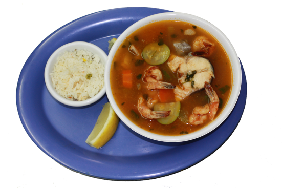 Fish & Shrimp Soup - Prawn Soup (550x650), Png Download