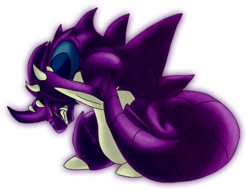 Tm - Nidoking Sad (500x377), Png Download