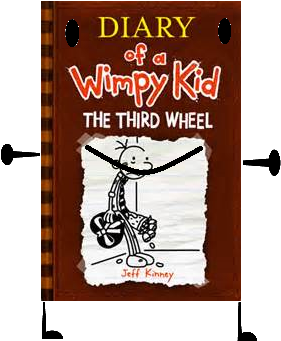 Diary Of A Wimpy Kid - Diary Of A Wimpy Kid The Third Wheel (294x412), Png Download