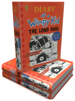 Diary Of A Wimpy Kid - Long Haul Book Number (300x400), Png Download