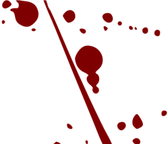 Blood Splatter Vector - Gotas De Tinta Png (640x480), Png Download