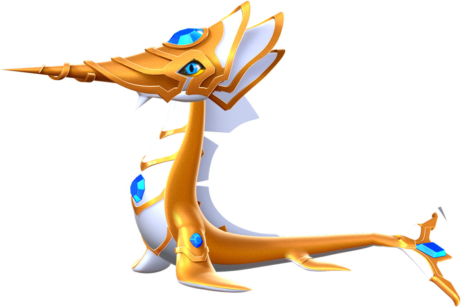Narwhale Dragon - Дракон Нарвал Легенды Дракономании (1539x1009), Png Download
