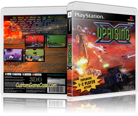 Sony Playstation 1 Psx Ps1 - Uprising X T Used Sony Playstation 1 Ps1 Psx Game Disc (500x394), Png Download