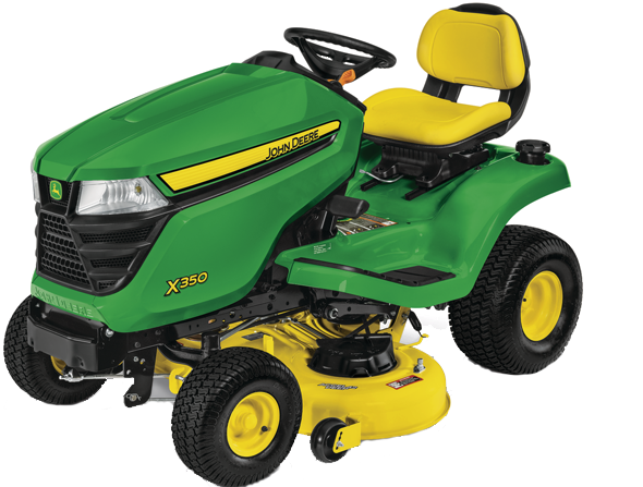 X350 With 107 Cm Deck - John Deere X350 (642x462), Png Download