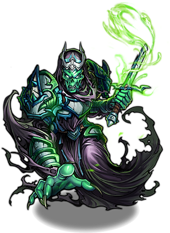 File - Wraith King - Morris - Illustration (360x480), Png Download