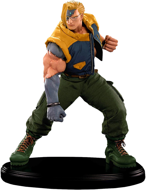 Nash Alpha Statue - Street Fighter V - Nash 1:4 Scale Statue (480x623), Png Download