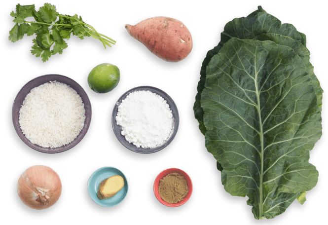 Recipe Thai Green Coconut Curry With Sweet Potato Jasmine - Jasmine Rice (700x477), Png Download