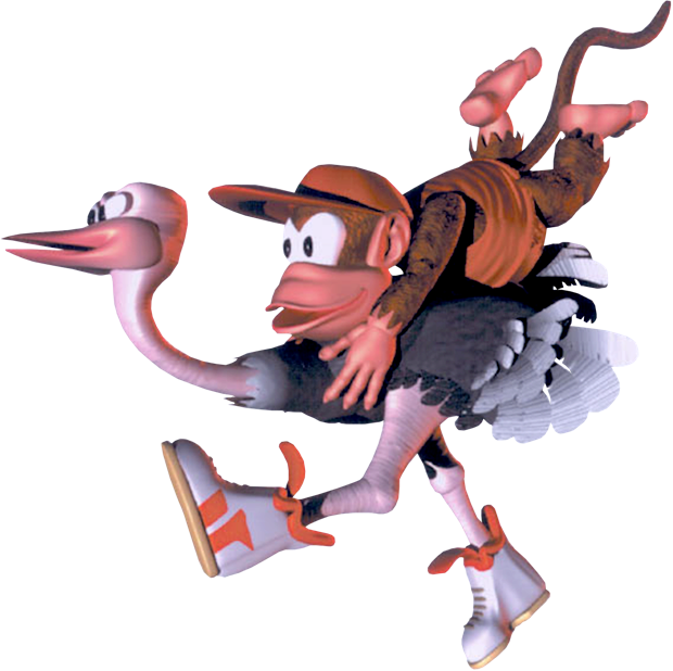 Expresso Donkey Kong Country (620x618), Png Download