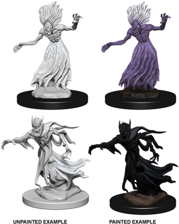 Wraith And Specter Wizkids Hd Mini - Nolzur's Marvelous Unpainted Miniatures Wraith & (392x480), Png Download