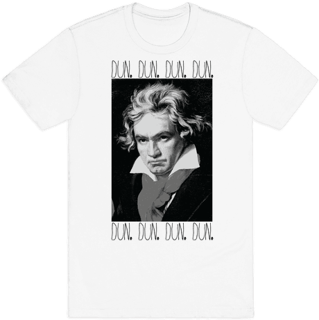Beethoven Mens T-shirt - Onesie (484x484), Png Download