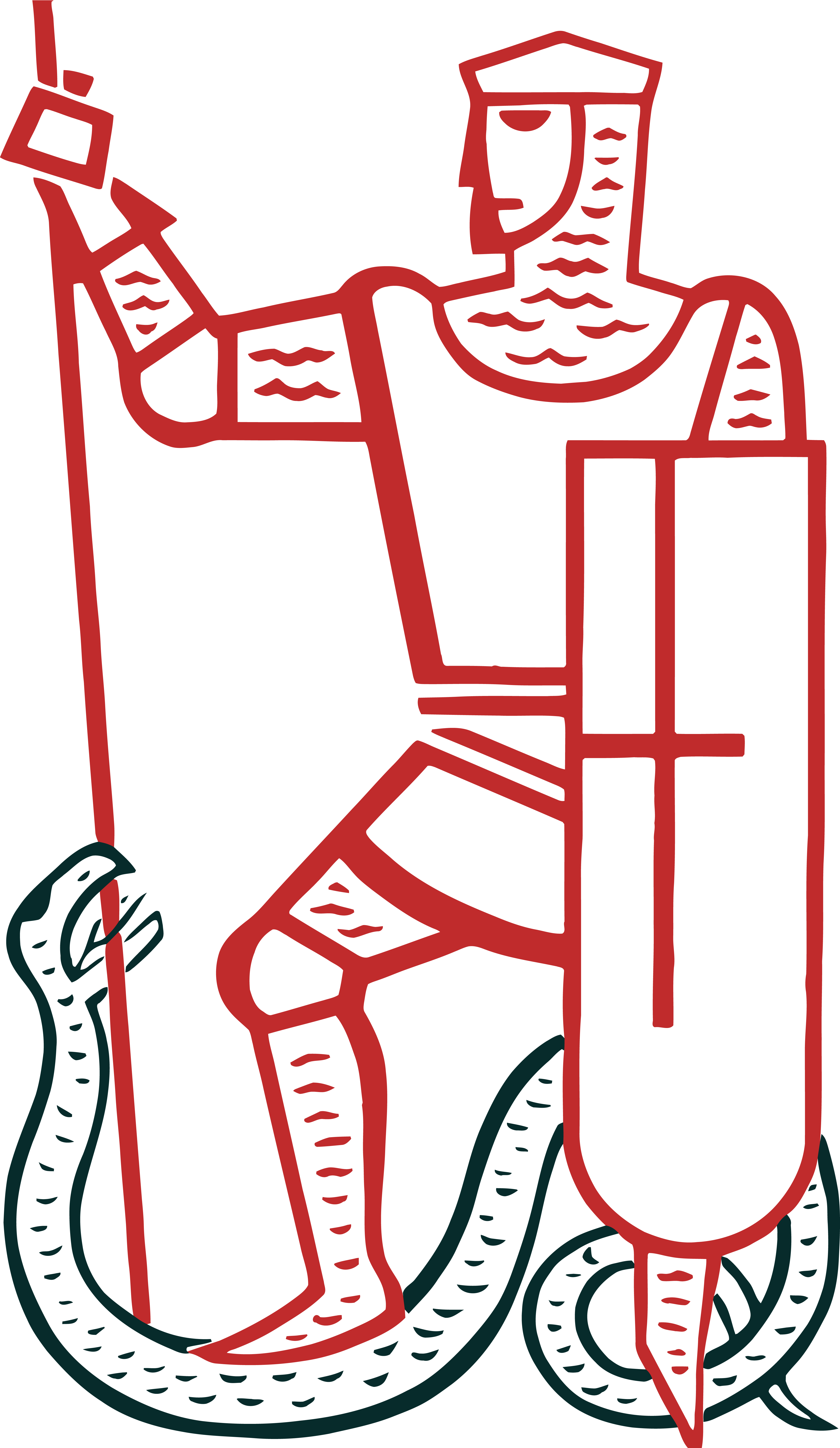 , , - Black And White Knight Clipart (4000x6895), Png Download