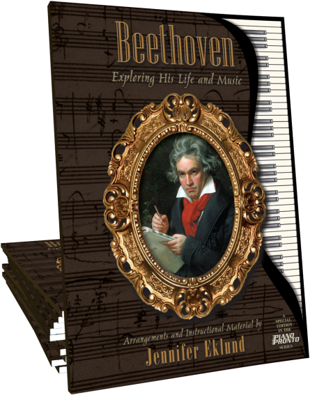 Beethoven Exploring His Life & Music - Piano Pronto [book] (585x585), Png Download
